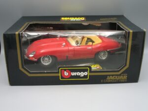 Voiture Jaguar E Cabriolet 1961 rouge - Bburago