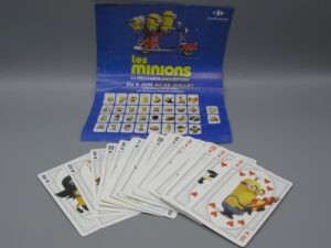 25 cartes à jouer Les minions - Carrefour 2015