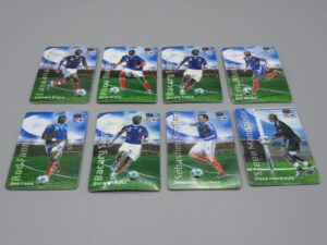 8 magnets Equipe de France de Football - Carrefour 2010