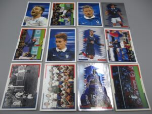12 cartes Football France FFF - Lot 9 - Panini - Carrefour 2016