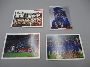 4 cartes Football France FFF - Panini - Carrefour 2016