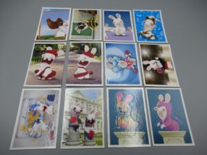 12 cartes Lapins crétins - Bwaaah Lot 5 - Panini 2017
