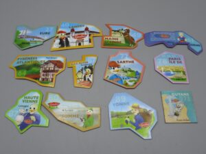 12 magnets Départ'Aimants France 2008 lot 4 - Le Gaulois