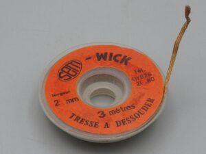 Composants : Tresse à dessouder 2 mm
