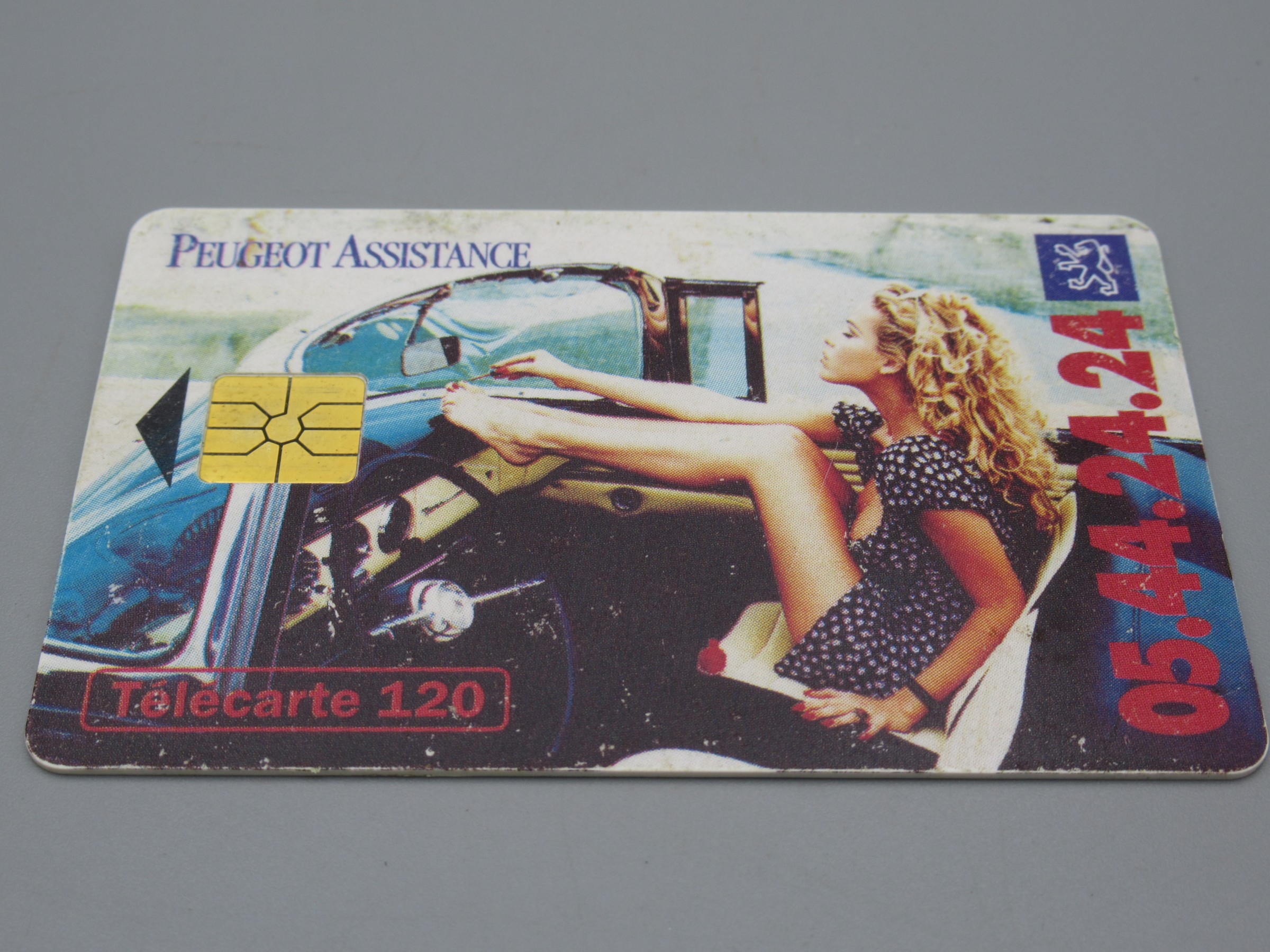 Télécarte 120 - Peugeot Assistance