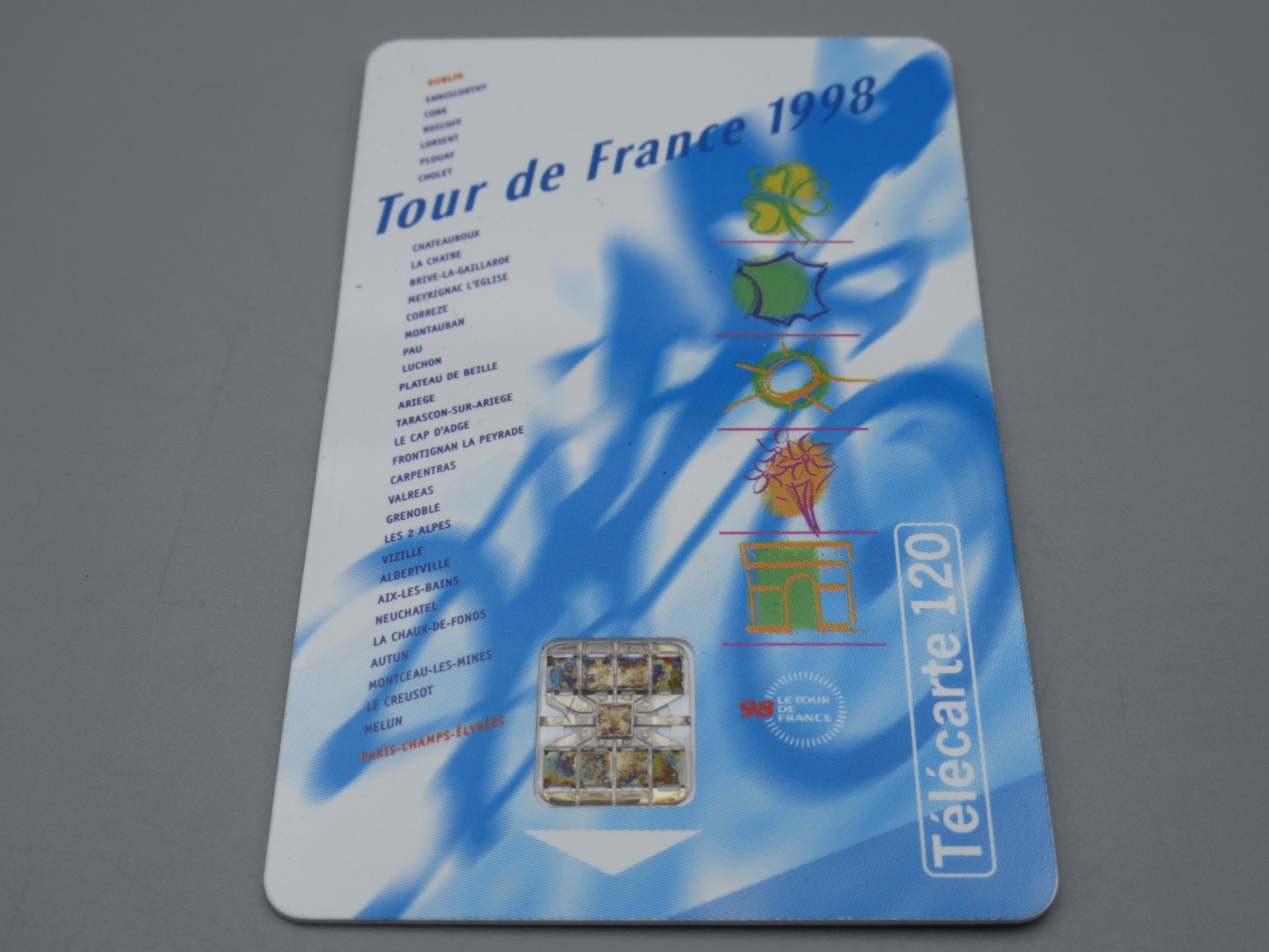 Télécarte 120 - Tour de France 1998