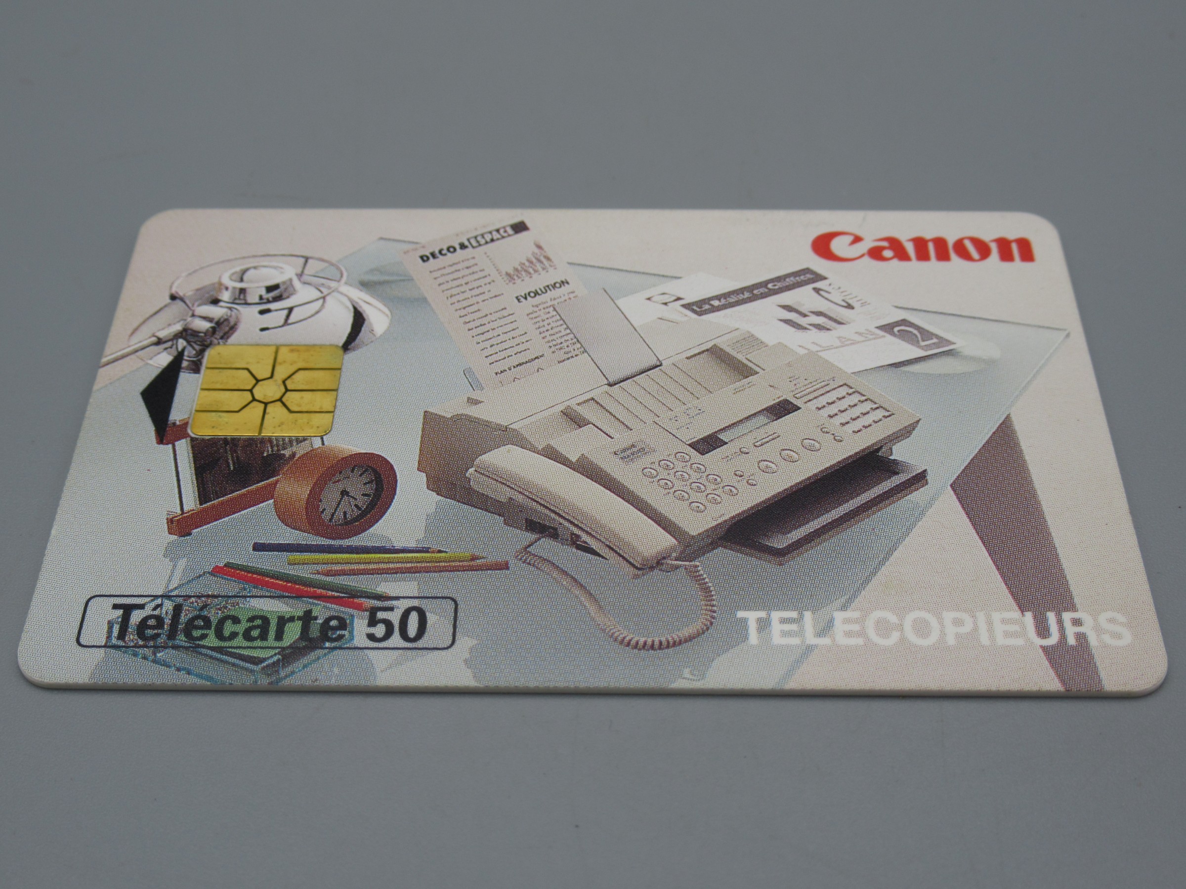 Télécarte 50 - Canon Télécopieurs