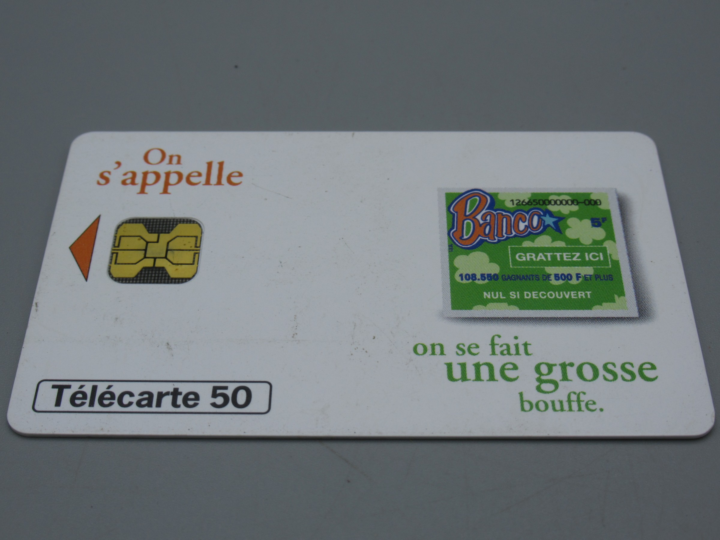 Télécarte 50 - Banco - On s'appelle