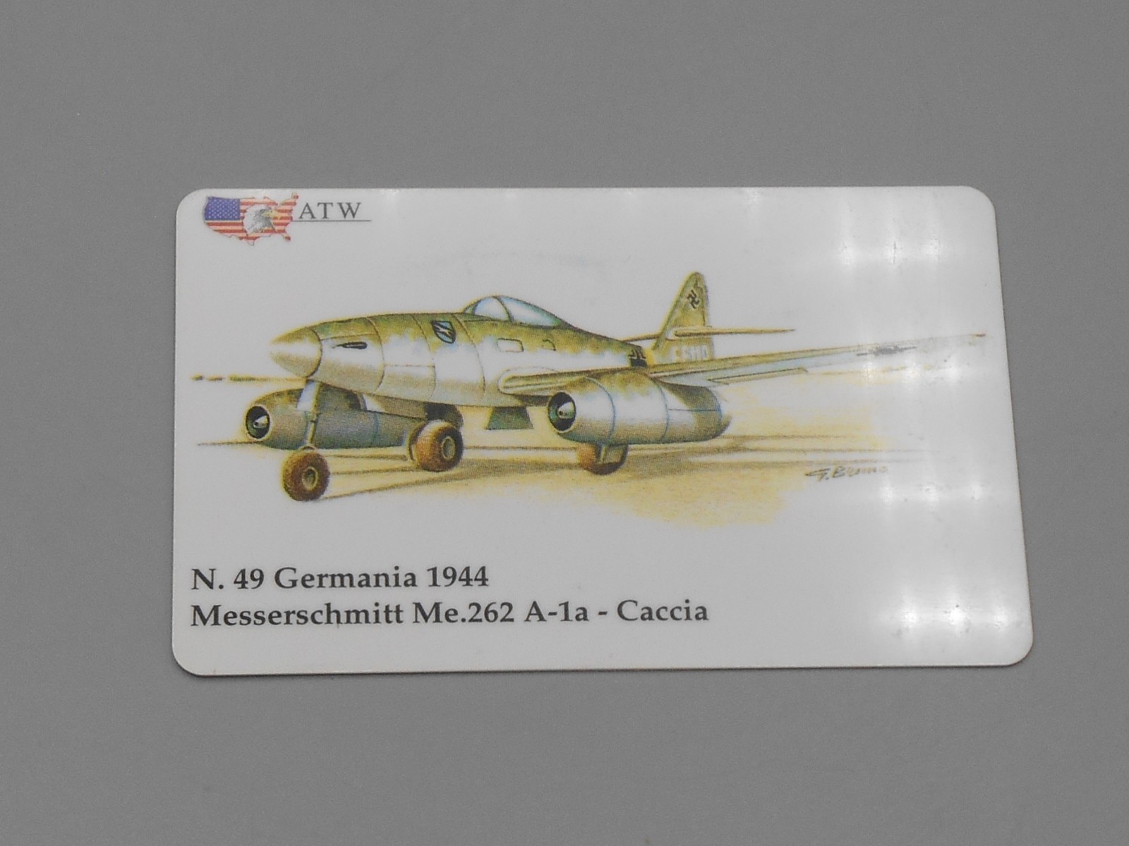 Télécarte Aviation N.49 Germania 1944 Messerschmitt Me.262 - ATW
