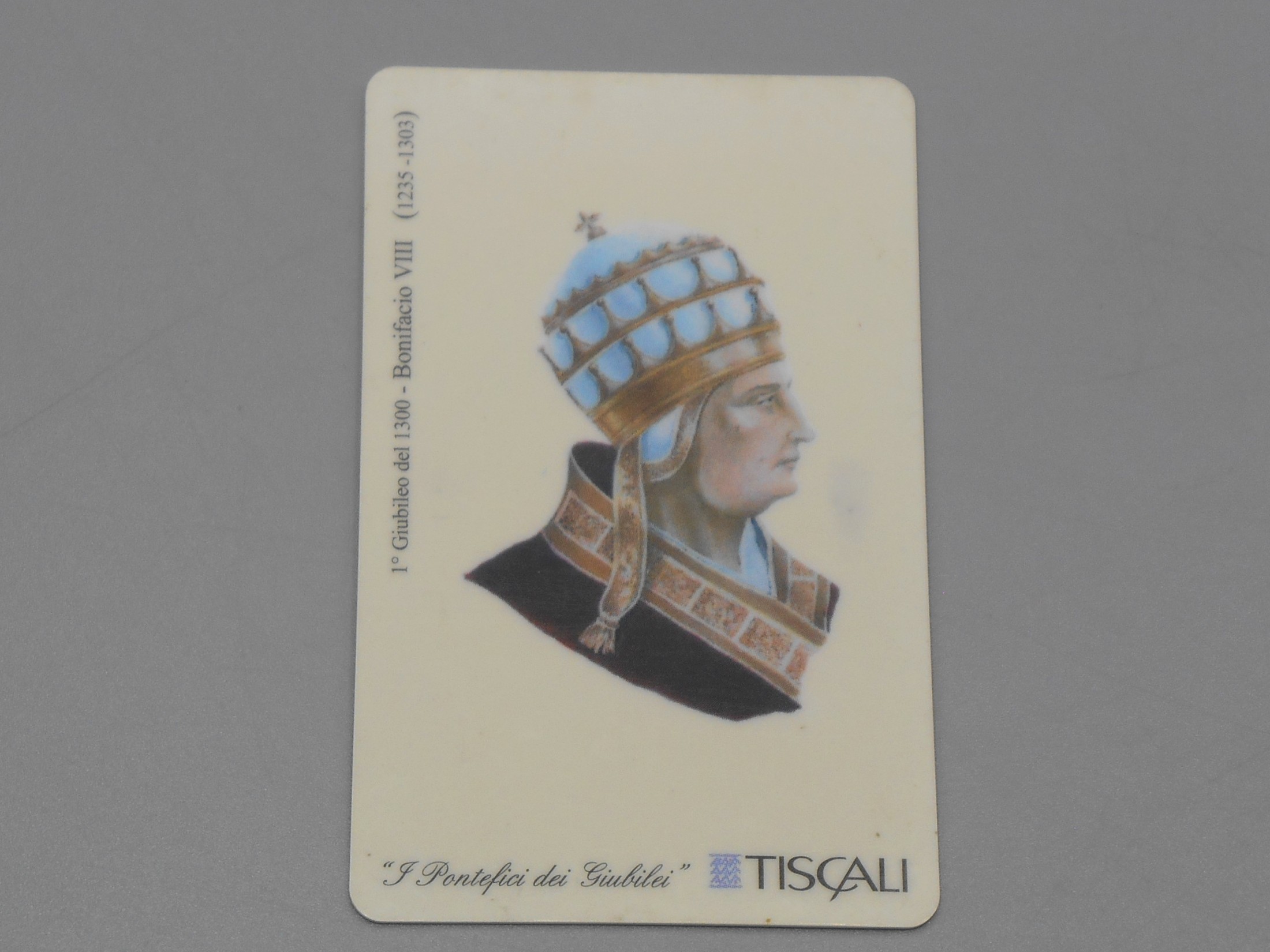 Télécarte 1° Giubileo - Bonifacio VIII - Tiscali (L. 20.000)