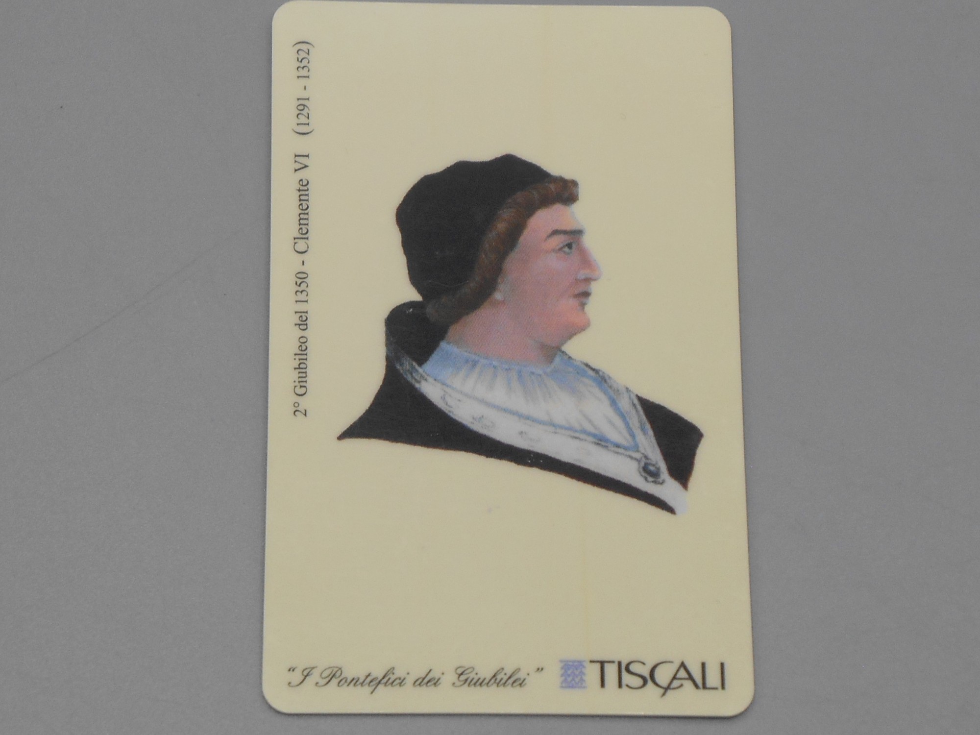 Télécarte 2° Giubileo - Clemente VI - Tiscali (L. 10.000)