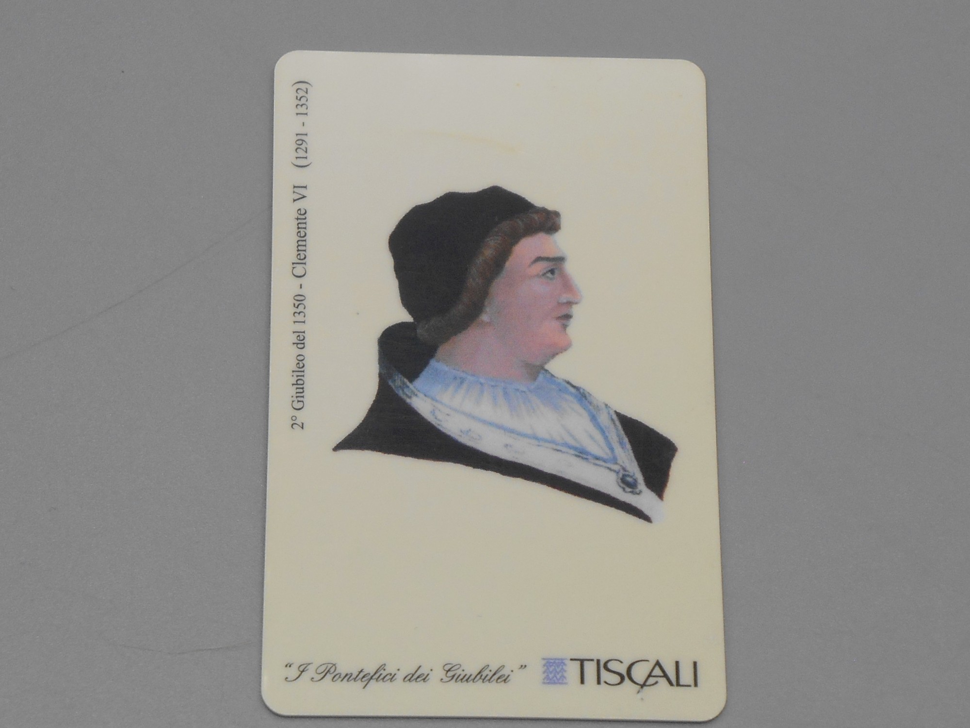 Télécarte 2° Giubileo - Clemente VI - Tiscali (L. 20.000)