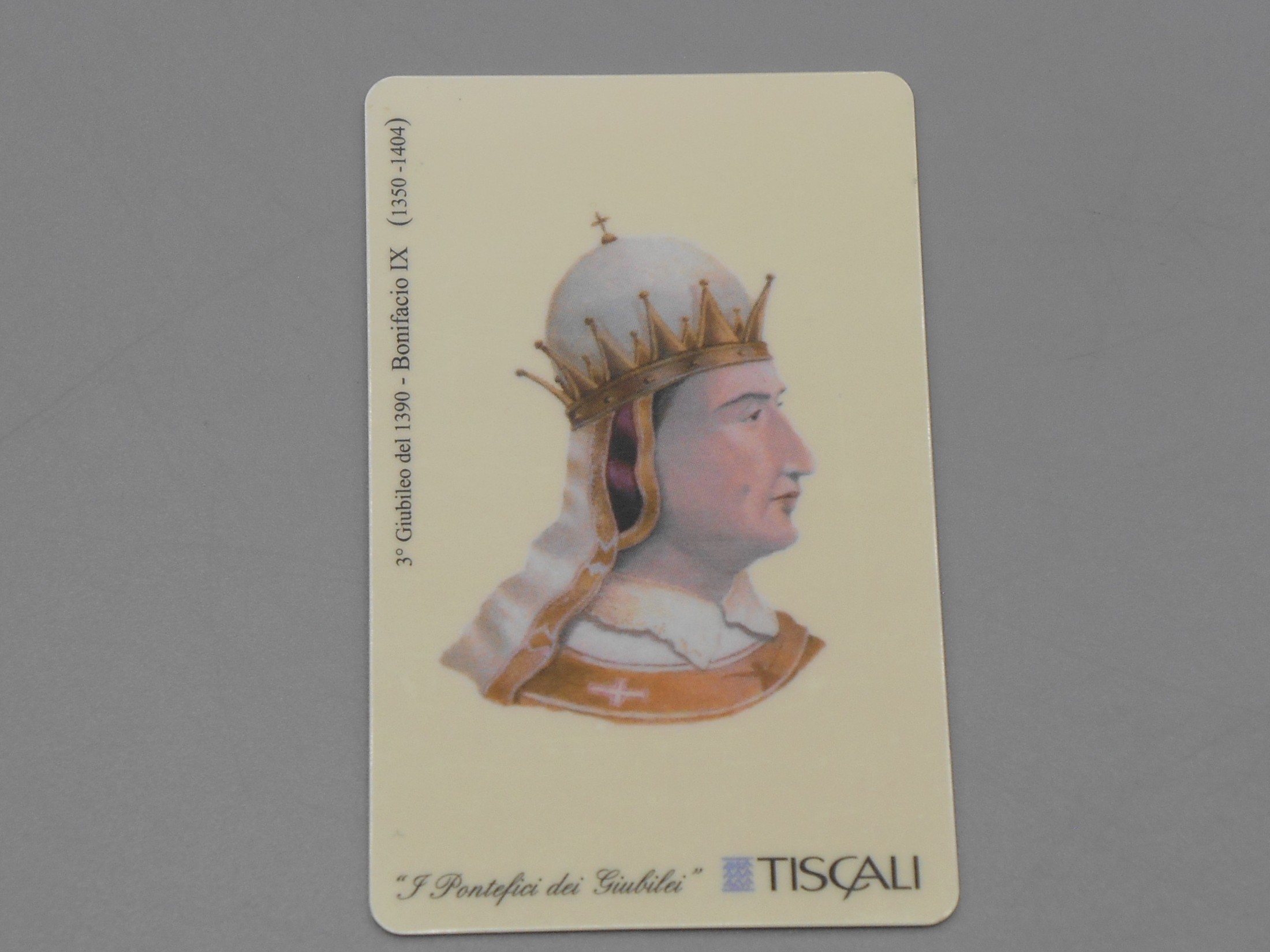 Télécarte 3° Giubileo - Bonifacio IX - Tiscali (L. 10.000)