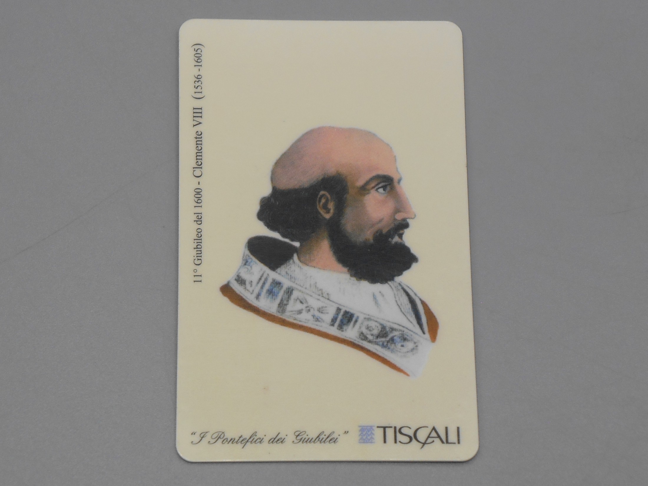 Télécarte 11° Giubileo - Clemente VIII - Tiscali (L. 10.000)