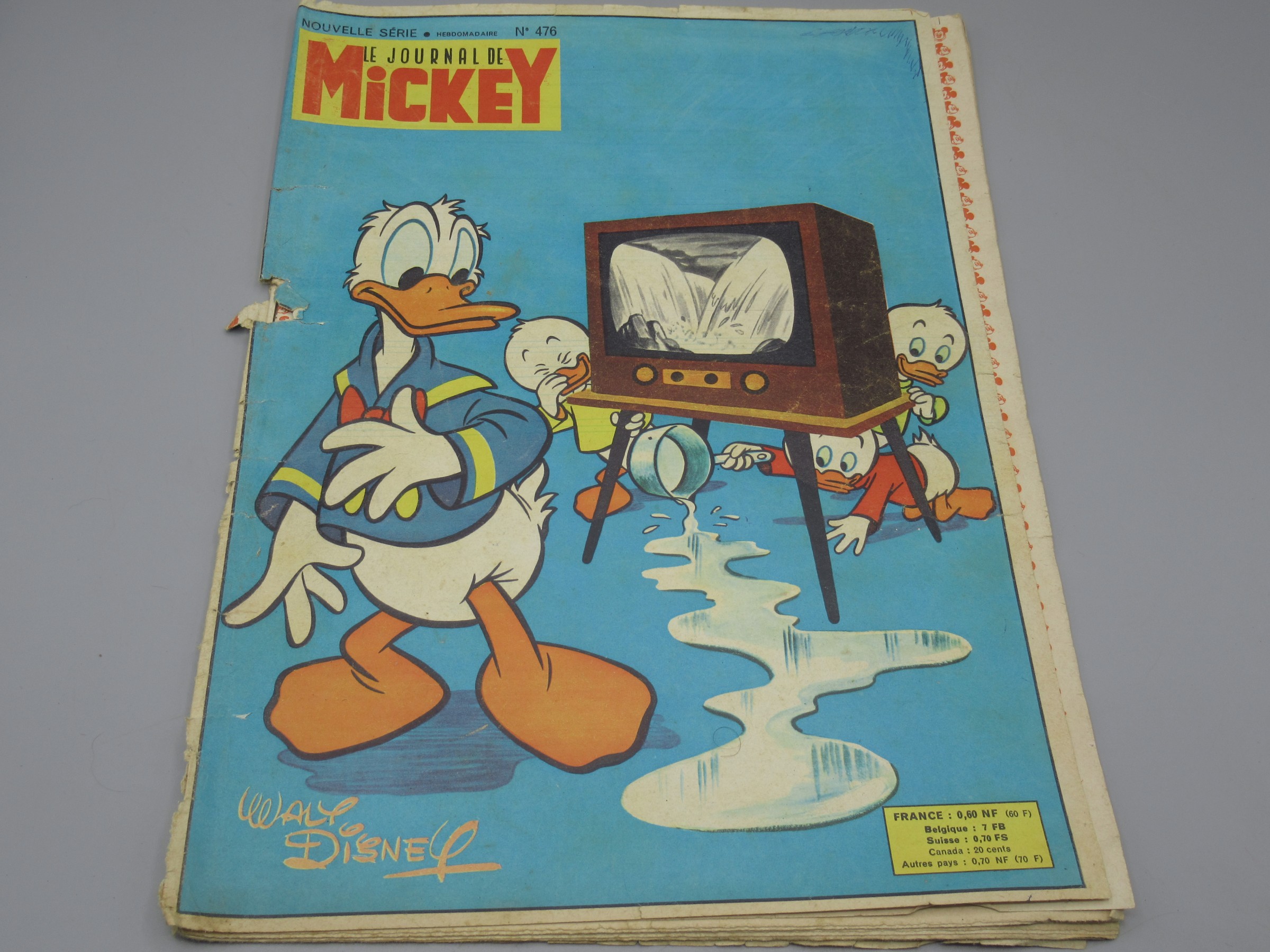 Le journal de Mickey n°476 - 09/07/1961