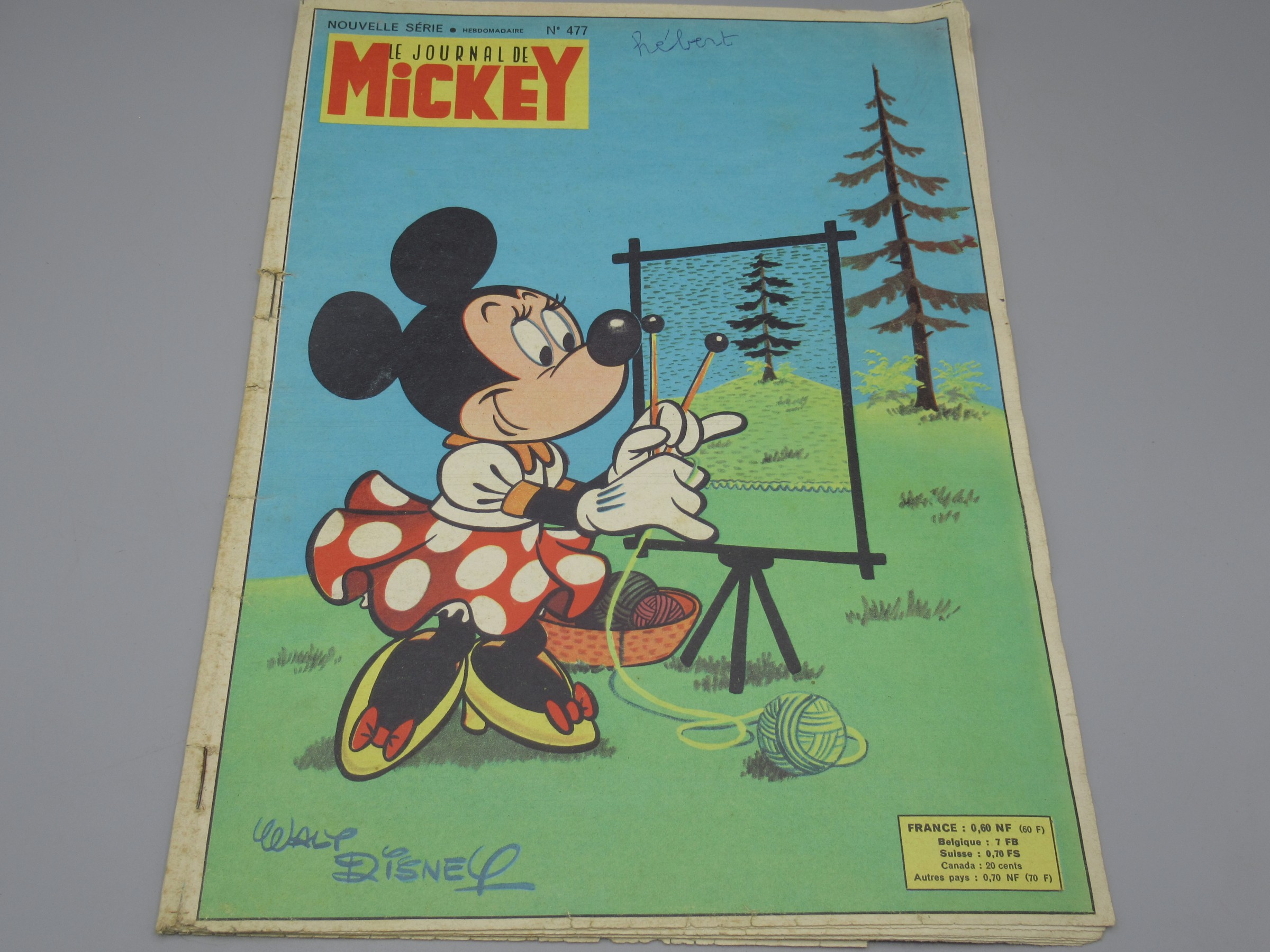 Le journal de Mickey n°477 - 16/07/1961