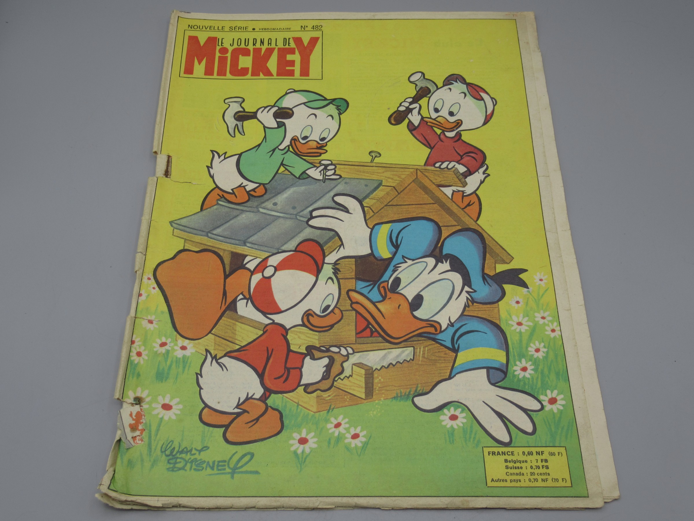 Le journal de Mickey n°482 - 20/08/1961