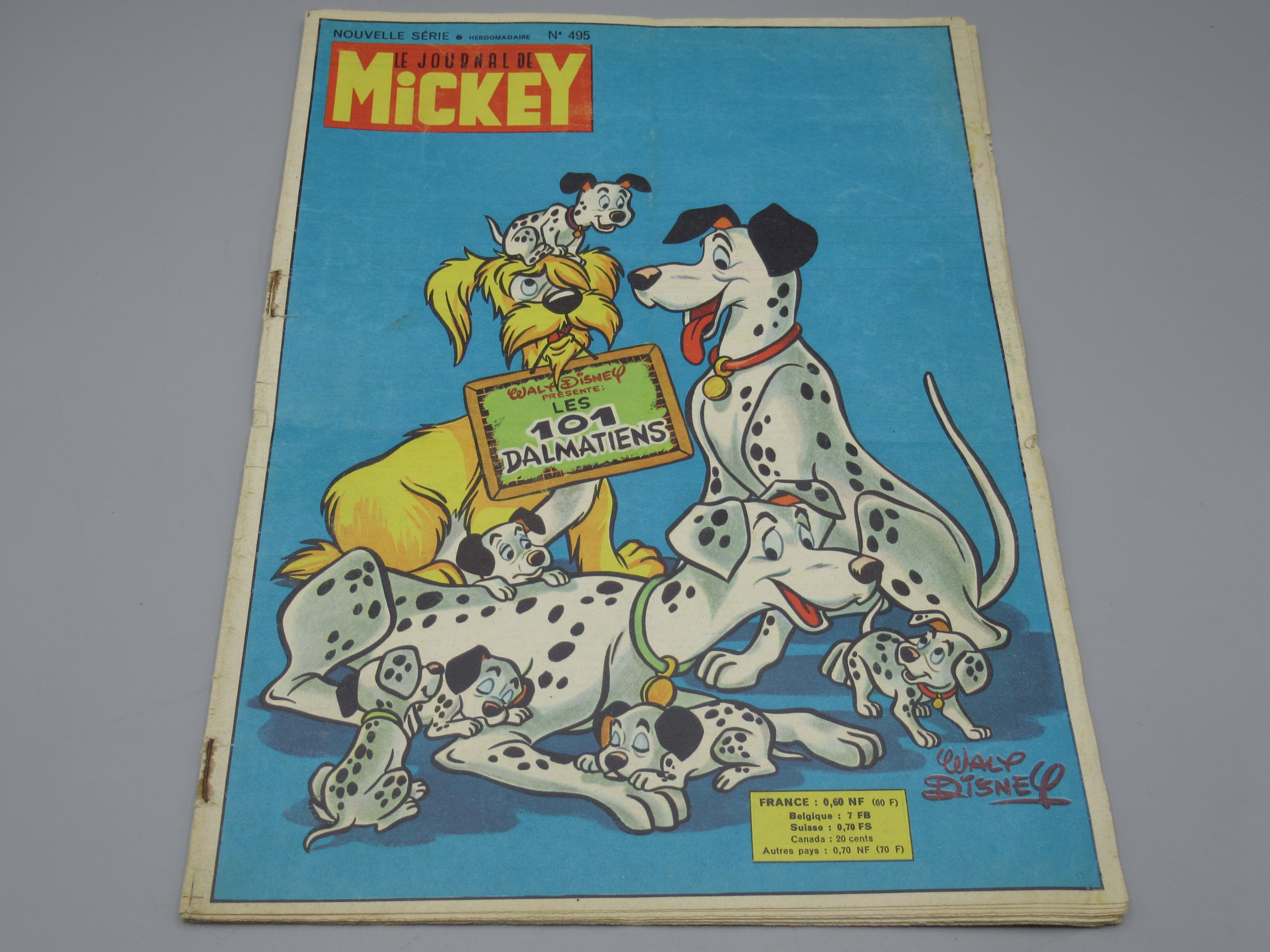 Le journal de Mickey n°495 - 19/11/1961