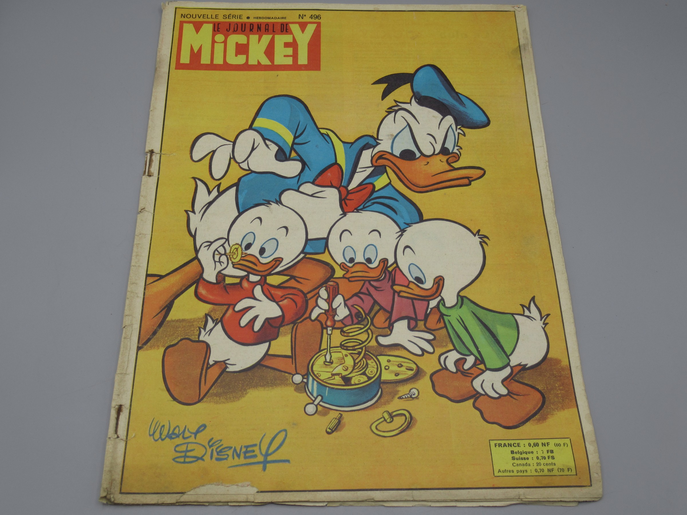 Le journal de Mickey n°496 - 26/11/1961