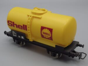 Wagon citerne Shell jaune 21 RIV 87 SNCF