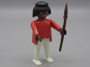 Playmobil - Homme avec lance et cheveux longs - Geobra 1974