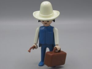 Playmobil - Homme avec valise, baguette et chapeau - Geobra 1974