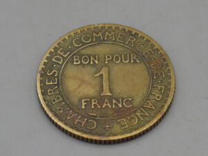Pièce Bon pour 1 franc - Chambre de commerce de France 1924