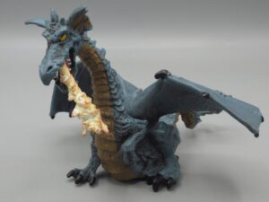 Dragon bleu cracheur de feu - Papo 2005