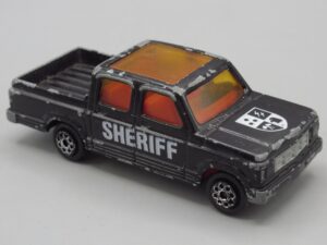 Voiture Chevrolet Pick up Sheriff noire - Esso n°217 (Majorette)