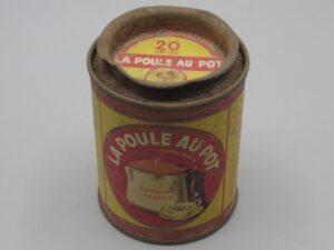 Boîte métal ronde La Poule au pot