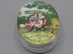 Boîte métal ovale Anis de l'abbaye de Flavigny