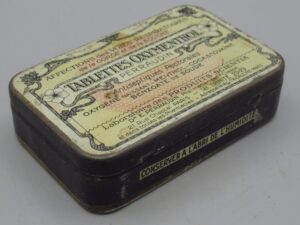 Boîte métal Tablettes Oxymenthol Perraudin