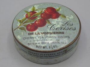 Boîte métal ronde Les cerises de la Vosgienne