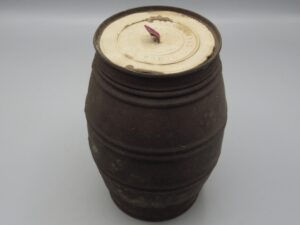 Tonnelet métal Compagnie Coloniale Paris