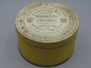 Boîte métal ronde Berlingots Eysséric Carpentras