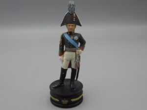 Jeu d'échec Napoléon - Roi noir - Tsar Alexandre 1er - Altaya