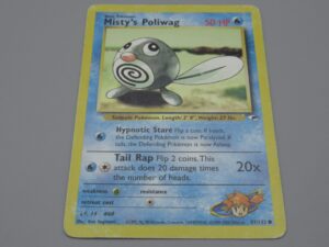 Pokemon Anglais - Misty' Poliwag - Base - 87/132 Rond - 2000