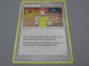 Pokemon Supporter - La volonté d'Adrien - 91/111 Losange - 2009