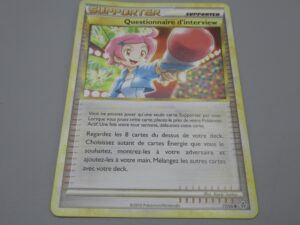 Pokemon Supporter Questionnaire d'interview - 77/95 Los. - 2010