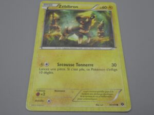 Pokemon Zébibron - Base - 47/99 Rond - 2012