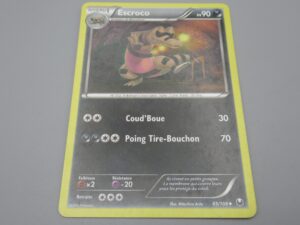 Pokemon Escroco - Niveau 1 - 65/108 Losange - 2012