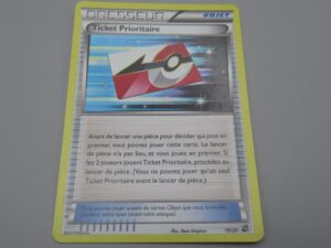 Pokemon Objet Ticket Prioritaire - Holo - 19/20 - 2012