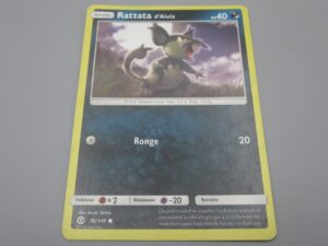 Pokemon Rattata d'Alola - Base - 76/149 Rond - 2017
