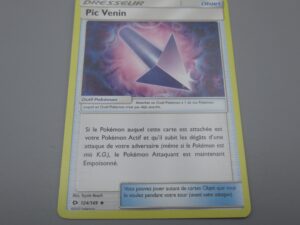 Pokemon Objet Pic Venin - 124/149 Losange - 2017