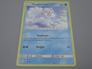 Pokemon Goupix d'Alola - Base - 27/147 Rond - 2017
