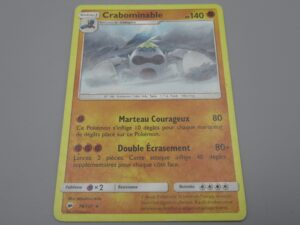 Pokemon Crabominable - Niveau 1 - 74/147 Etoile - 2017
