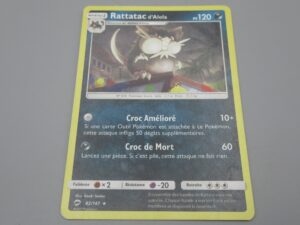 Pokemon Rattatac d'Alola - Niv. 1 - 82/147 Etoile - 2017