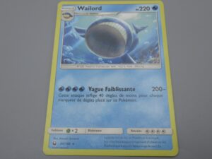 Pokemon Wailord - Niveau 1 - 40/168 Etoile - 2018
