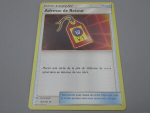 Pokemon Objet Adresse de Retour - 153/181 Losange - 2019