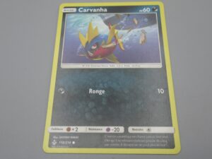 Pokemon Carvanha - Base - 110/214 Rond - 2019